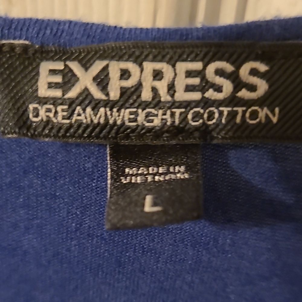 Express Blue Backless Tank Top - Picture 3 of 11